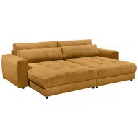 MID.YOU POHOVKA BIG SOFA, textil, kompozitní dřevo, žlutá