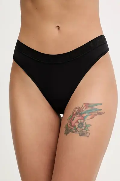 Tanga HUGO MESH LOGO THONG