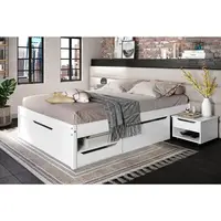 MID.YOU POSTEL S ÚLOŽNÝM PROSTOREM, 140/200 cm, bílá