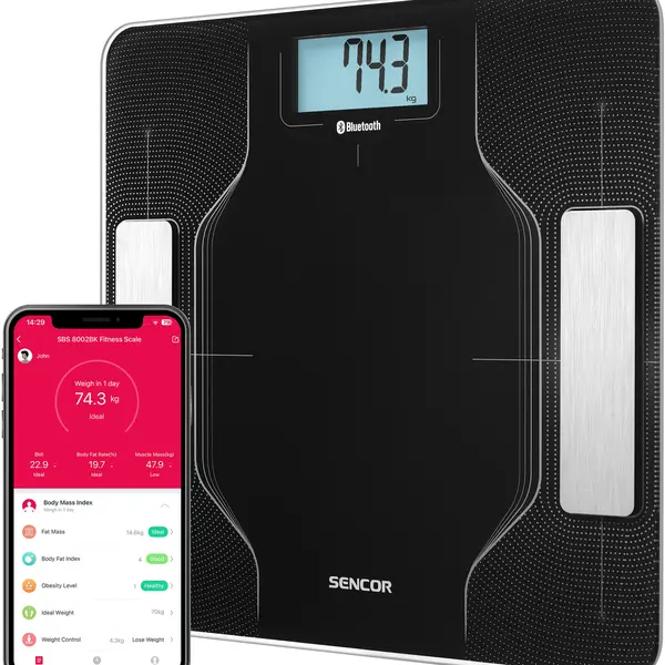 Sencor Osobní váha SBS 8002BK
