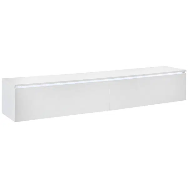 Xora NÍZKÁ KOMODA, vysoce lesklá bílá, 180/30/33 cm