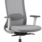 MERCURY Ergonomická kancelářská židle VELTEA šedá, sezení 8 hodin denně