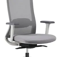 MERCURY Ergonomická kancelářská židle VELTEA šedá, sezení 8 hodin denně