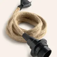 Kabel se zástrčkou ke svítidlu Calma House Cable E27 béžová barva