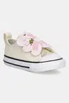 Dětské tenisky Converse CHUCK TAYLOR ALL STAR ONE STRAP béžová barva, A13452C