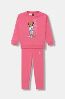Dětská tepláková souprava adidas růžová barva, JY3470