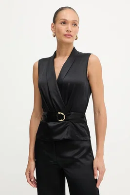 Halenka Marciano Guess IVA dámská, černá barva, hladká, 5YGH15 7350A