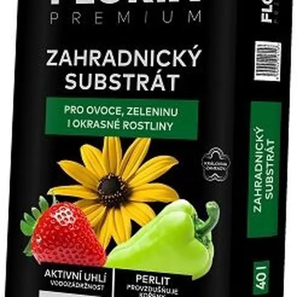 Zahradnický substrát FLORIA 40l - BLACK