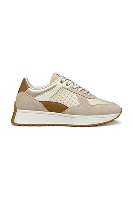 Sneakers boty Geox D AMABEL hnědá barva, D46MDA 08522 C1SH6