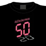 Dámské tričko k 50. narozeninám: Záleží na úhlu pohledu, XL