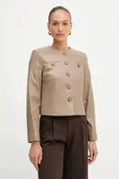 Bunda Marciano Guess FERGIE hnědá barva, přechodná, 5YGL18 7363A