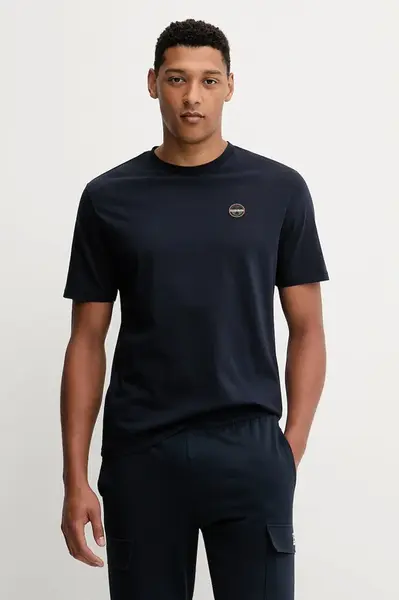 Bavlněné tričko Napapijri S-Badge