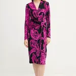 Šaty Joseph Ribkoff fialová barva, mini, přiléhavé, 253282