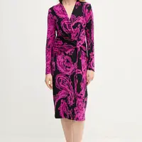 Šaty Joseph Ribkoff fialová barva, mini, přiléhavé, 253282