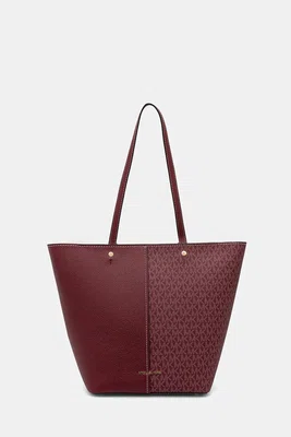 Kabelka MICHAEL Michael Kors FLORA vínová barva, 30T5GFFT3B
