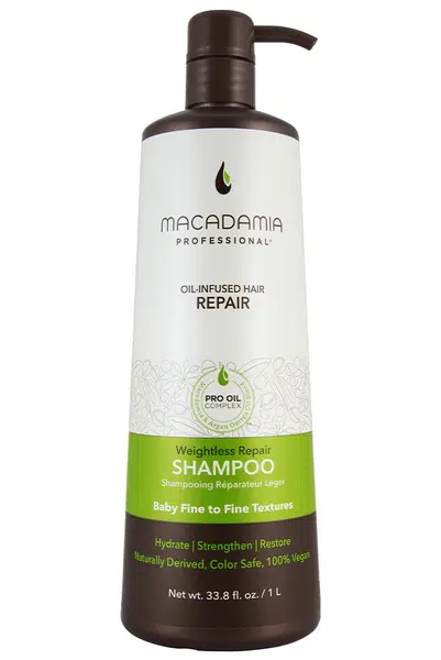 Macadamia Lehký hydratační šampon pro všechny typy vlasů Weightless Repair (Shampoo) 1000 ml