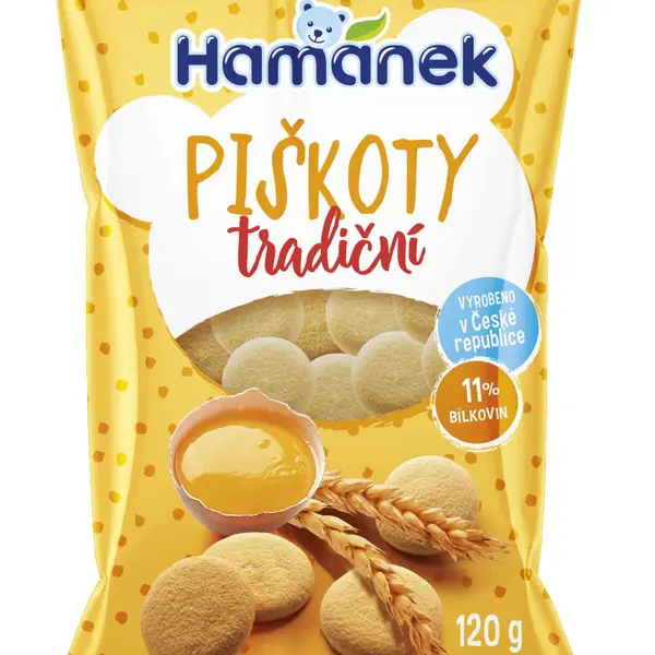 HAMÁNEK Tradiční piškoty 120 g