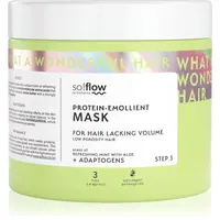 so!flow Low Porosity Hair Protein-Emollient Mask maska pro vlasy bez objemu 400 ml