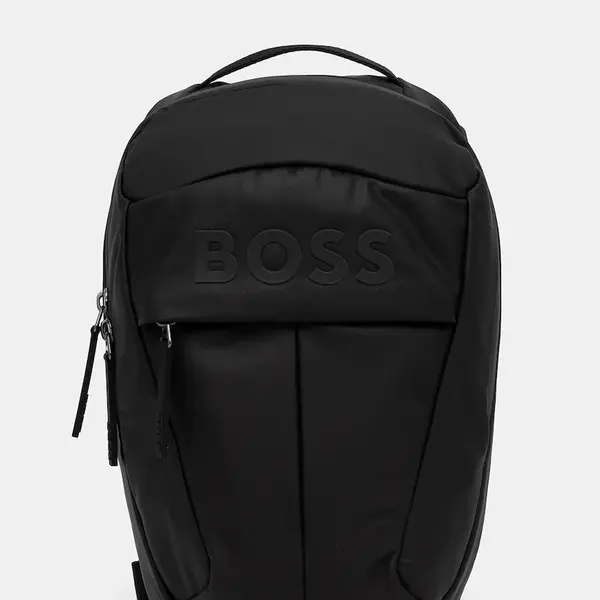 Batoh BOSS pánský, černá barva, malý, s aplikací, 50548087
