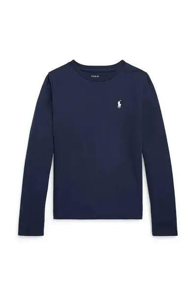 Dětské bavlněné tričko s dlouhým rukávem Polo Ralph Lauren