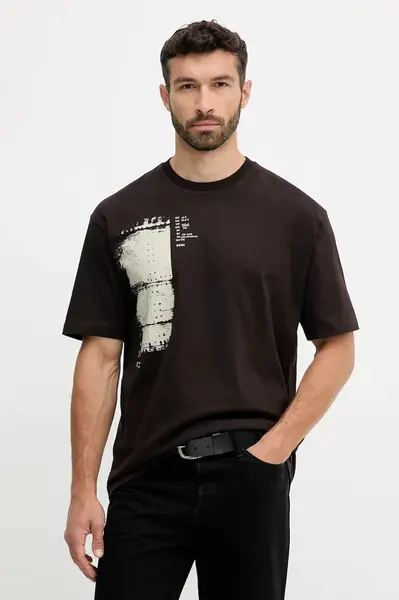 Bavlněné tričko BOSS Orange Te_Wagon