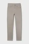 Dětské kalhoty Mayoral slim fit basic šedá barva, 582