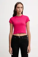 Tričko Calvin Klein Jeans dámské, bílá barva, LV047AB802