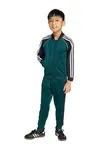 Dětská tepláková souprava adidas Originals zelená barva, JY1145