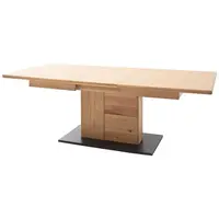 Linea Natura JÍDELNÍ STŮL, trámový dub, antracitová, barvy dubu, 180/100/77 cm