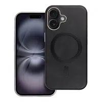 Zadní kryt GENTLEMAN MAG COVER Case compatible with MagSafe proApple iPhone 15 Pro, černá