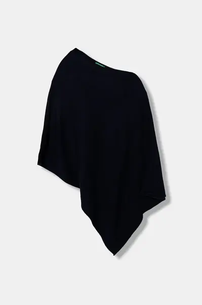 Pončo s příměsí vlny United Colors of Benetton