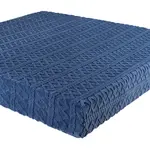 Beránkové napínací prostěradlo INVERNO tmavě modrá 90 x 200 cm