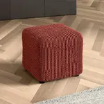 Bielastické potahy COSTINA měděná taburet (40 x 40 x 40 cm)