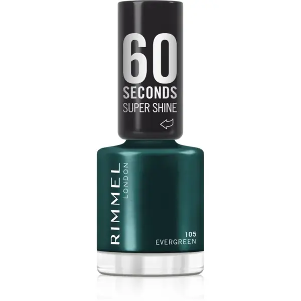 Rimmel 60 Seconds Super Shine lak na nehty odstín 105 Evergreen 8 ml