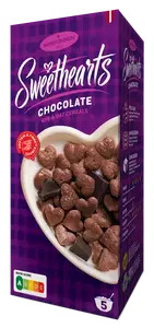 NORDCRUNCH Sweethearts Cereální srdíčka s kakaem 150 g