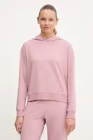 Mikina HUGO SHUFFLE_HOODIE černá barva, s kapucí, hladká, 50490594