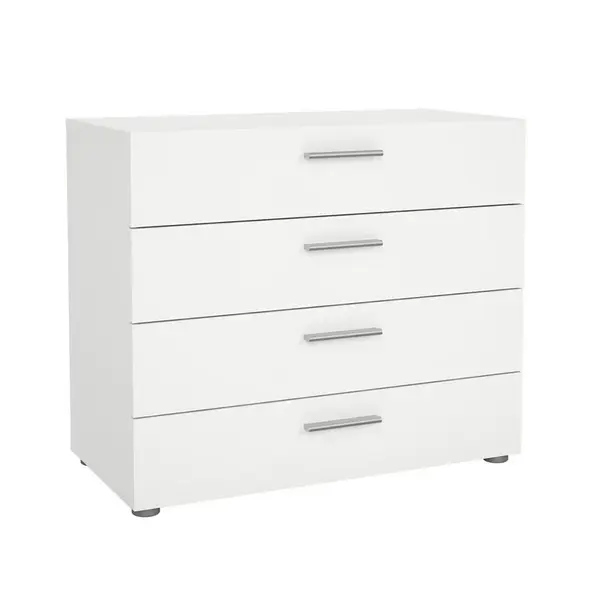 Livetastic KOMODA, bílá, 80,2/68,1/40,3 cm