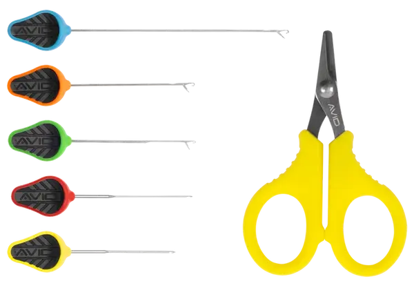 Avid carp set jehel a nůžky re-rig tool set