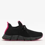 Resti Black and fuchsia women's sports shoes Bommgi - Footwear