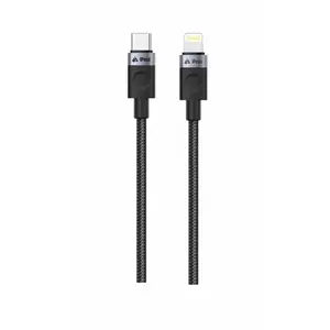 Kabel iPEAX 90010102 USB-C/Lightning 1m Black