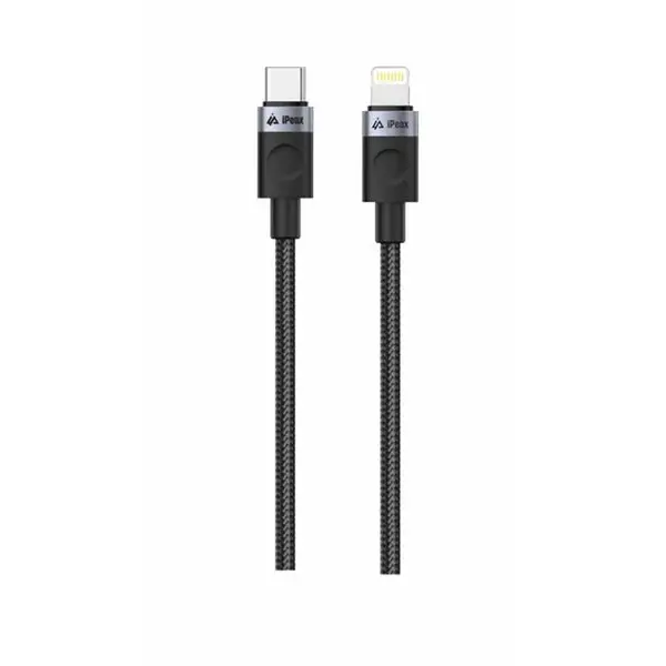 Kabel iPEAX 90010102 USB-C/Lightning 1m Black