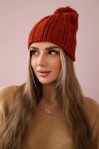 Kesi Fleecová čepice Idalia K284 hnědá