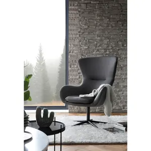 Livetastic KŘESLO, textil, tmavě šedá