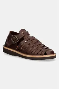 Fracap  sandále pánske kožené D025 Corteccia Leather
