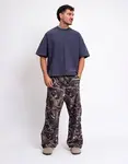 Carhartt WIP Osborn Cargo Pant Camo Feather Tree, Black rinsed M