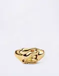 Maria Black Swan Mini Signet Ring Gold Gold 58