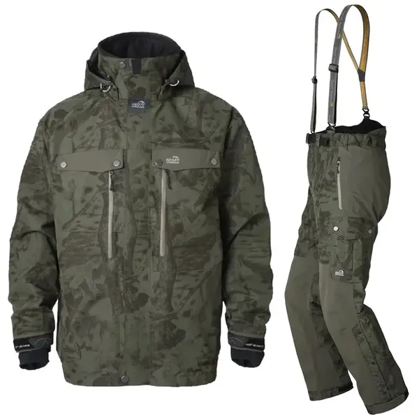 Geoff anderson bunda dozer7 leaf maskáč + nohavice urus7 leaf maskáč - l