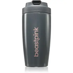 BeastPink Thermo Mug termohrnek s brčkem barva Grey 1 ks
