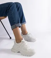 D/CEO White trainers Justar