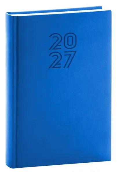 Denní diář Aprint 2027, modrý